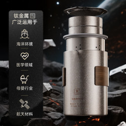 金灶 便携 纯钛旅行茶具套装+壶+杯