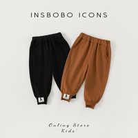  insbobo 宽松 男童运动长裤