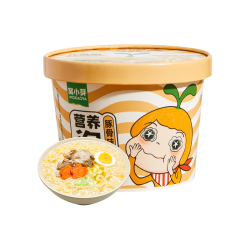 窝小芽 方便面非油炸胡萝卜谷物儿童1桶】营养泡面（豚骨味）79g