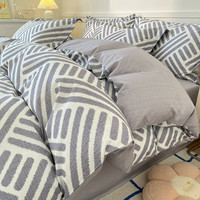 AIDLI 真5折！AIDLI 100%纯棉印花全棉四件套 200*230cm