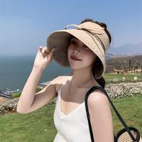 有只绵 夏款双面空顶遮阳帽 卡其色 56-58cm