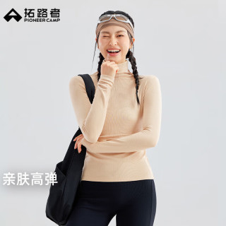 拓路者 高弹打底衫 女 燕麦色