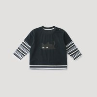 巴厘小猪 假两件设计 儿童长袖T恤 73