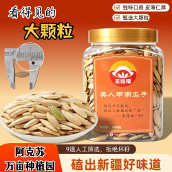 三粒福 美人甲南瓜子 368g/罐  五香味大颗粒
