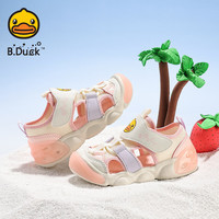 B.Duck 童鞋 男女童软底舒适包头凉鞋 沙滩鞋