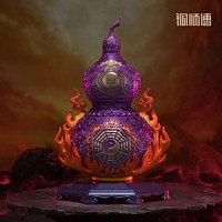 铜师傅 九紫离火葫芦 客厅桌面铜葫芦摆件