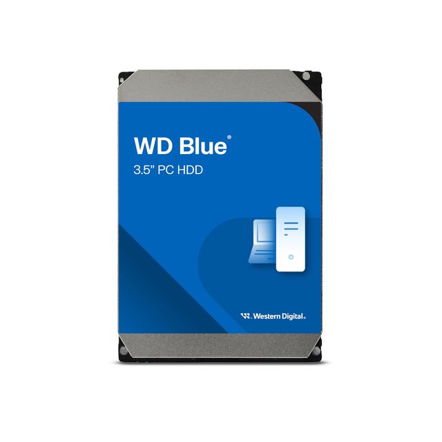 西数 4TB WD 蓝色 PC 内置硬盘驱动器 HDD - 5400 RPM,SATA 6 Gb/s,128 MB 缓存,3.5 英寸 - WD40EZZX
