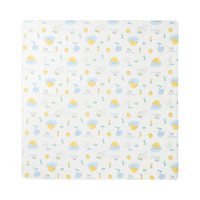 Purcotton 全棉时代 婴儿抗菌纱布包巾 静谧留声 120*120cm