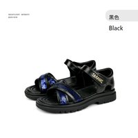 TARANISKIDS 软底 女童凉鞋 黑色 37码