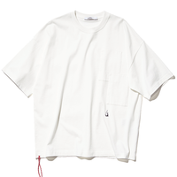 nautica white sail 日系中性宽松新疆棉短袖T恤 浅灰色 S