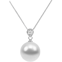 Larmes d'Anges/天使之泪 澳白海水珍珠吊坠 10-11mm 18K金