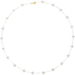 Larmes d'Anges 18K金链 女士项链 星芒4-5mm18k金链