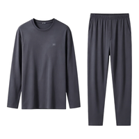 雪中飞 NSWJH-浅灰 纯棉家居服套装 L