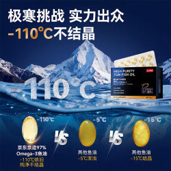京东京造 97%TGN深海鱼油 60粒 DHA+EPA
