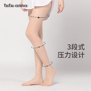 tutuanna/趣趣安娜 日本制防勾丝美肤连裤袜 肉色 1双 M（身高150-165cm/臀围85-98cm）