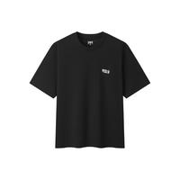 森马 短袖T恤男 夏季凉感吸湿速干 黑色 3XL