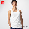 优衣库 男装罗纹背心482759 00 白色 L