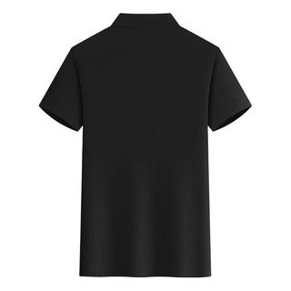 罗蒙 冰丝短袖T恤男 黑色 XL