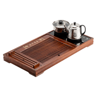  豪峰 新年物 紫砂茶具套装+实木茶盘