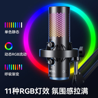  BOYA/博雅 有线无线双模 麦克风 悬臂