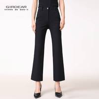 哥弟 女装高腰经典四面弹小黑裤 1100288