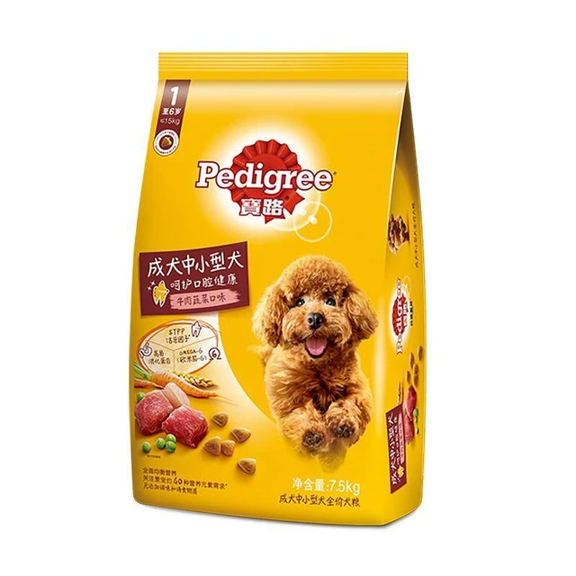 Pedigree 宝路 牛肉蔬菜味中小型犬成犬狗粮