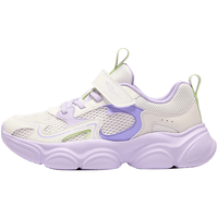  ERKE/鸿星尔克 网面透气 儿童运动鞋 【女童】微晶白/星黛紫007 34