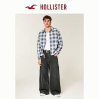 HOLLISTER/霍利斯特 复古通勤 男士长袖衬衫
