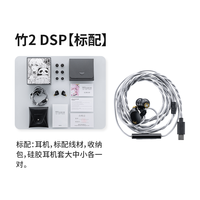 水月雨 HiFi 有线耳机 可换线 铝镁振膜 DSP解码 带麦 TypeC 可调音 有线充电 3.5mm 竹2