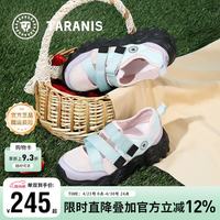泰兰尼斯 童鞋春季校园鞋中大童跑步鞋儿童运动鞋男女童老爹鞋 粉/蓝 32 内长20cm 适合脚长19.5cm