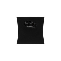 DIESEL 迪赛 OVAL D 黑色LOGO镂空针织抹胸