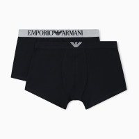 88VIP：EMPORIO ARMANI 26年夏季新款 男士弹力平角内裤 2条装