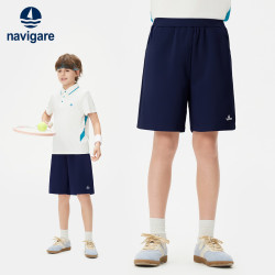 navigare 儿童速干短裤 藏蓝