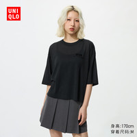  UNIQLO/优衣库 K-POP Group BM印花 女士T恤 S