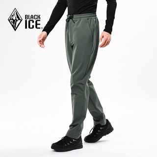  BLACKICE/黑冰 防风耐磨透气防泼 男士软壳裤 卡其灰 XL