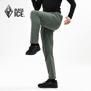  BLACKICE/黑冰 防风耐磨透气防泼 男士软壳裤 卡其灰 XL