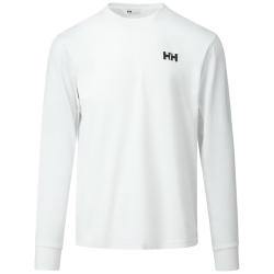 HELLY HANSEN 海丽汉森 hh25 日常休闲轻户外弹力印花长袖T恤 白色 XL