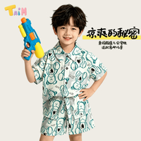  Taim 韩版 儿童套装 衬衣套装黑桃熊 100 cm