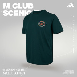 adidas M CLUB SCENIC 针织短袖 JV8447