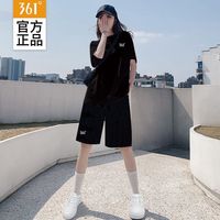 361° 361度运动套装情侣官方旗舰正品跑步套装健身短袖夏季透气训练服