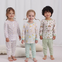 丽婴房 儿童长袖家居服套装夏空调服套装