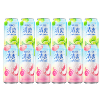 锐澳 鸡尾酒 洋酒 冰饮果酒 清爽5度0糖甜酒500ml*12罐