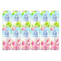 锐澳 鸡尾酒 洋酒 冰饮果酒 清爽5度0糖甜酒500ml*12罐