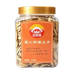 三粒福 五香味美人甲南瓜子 368g/罐