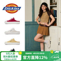 Dickies 女士一脚蹬帆布鞋懒人鞋 半托