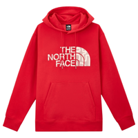 THE NORTH FACE/北面 秋冬连帽加绒卫衣 曜日红 3XL