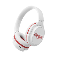 值友专享：可口可乐 正版联名 T18 头戴式 降噪 蓝牙耳机 赠 耳机支架