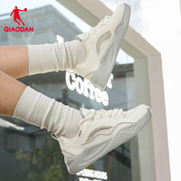 乔丹 缓震 女士板鞋  象牙色/云雾灰 37