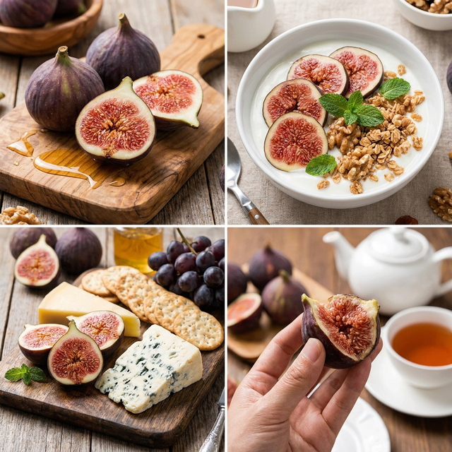 当季限定！掰开有流蜜：京鲜生 糖包子鲜无花果 净重1斤装 生鲜水果礼盒