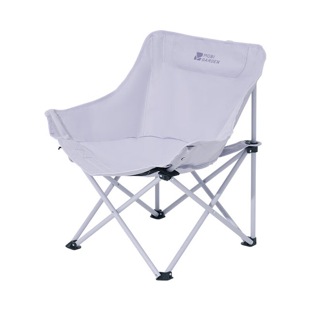 牧高笛 便携 折叠月亮椅 薰衣草紫(珍珠棉 约220斤承重)